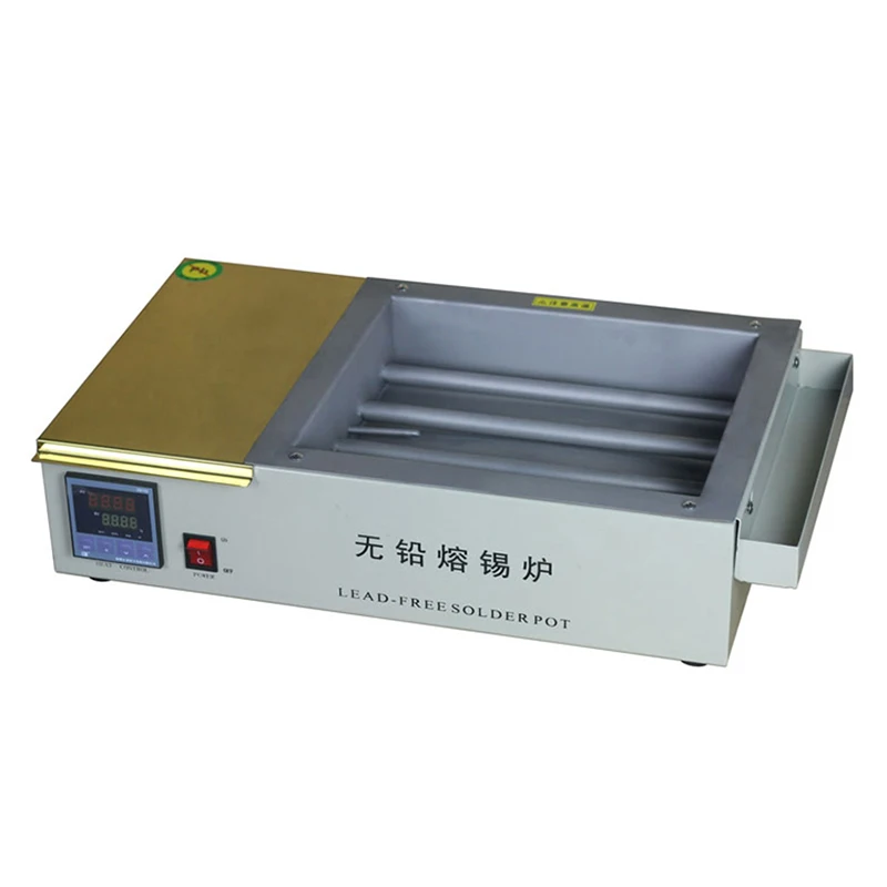 

ZB1510D 600W Lead Free Solder Pot Temperature Control Tin Melting Furnace Soldering Pot For Welding Soldering Bath
