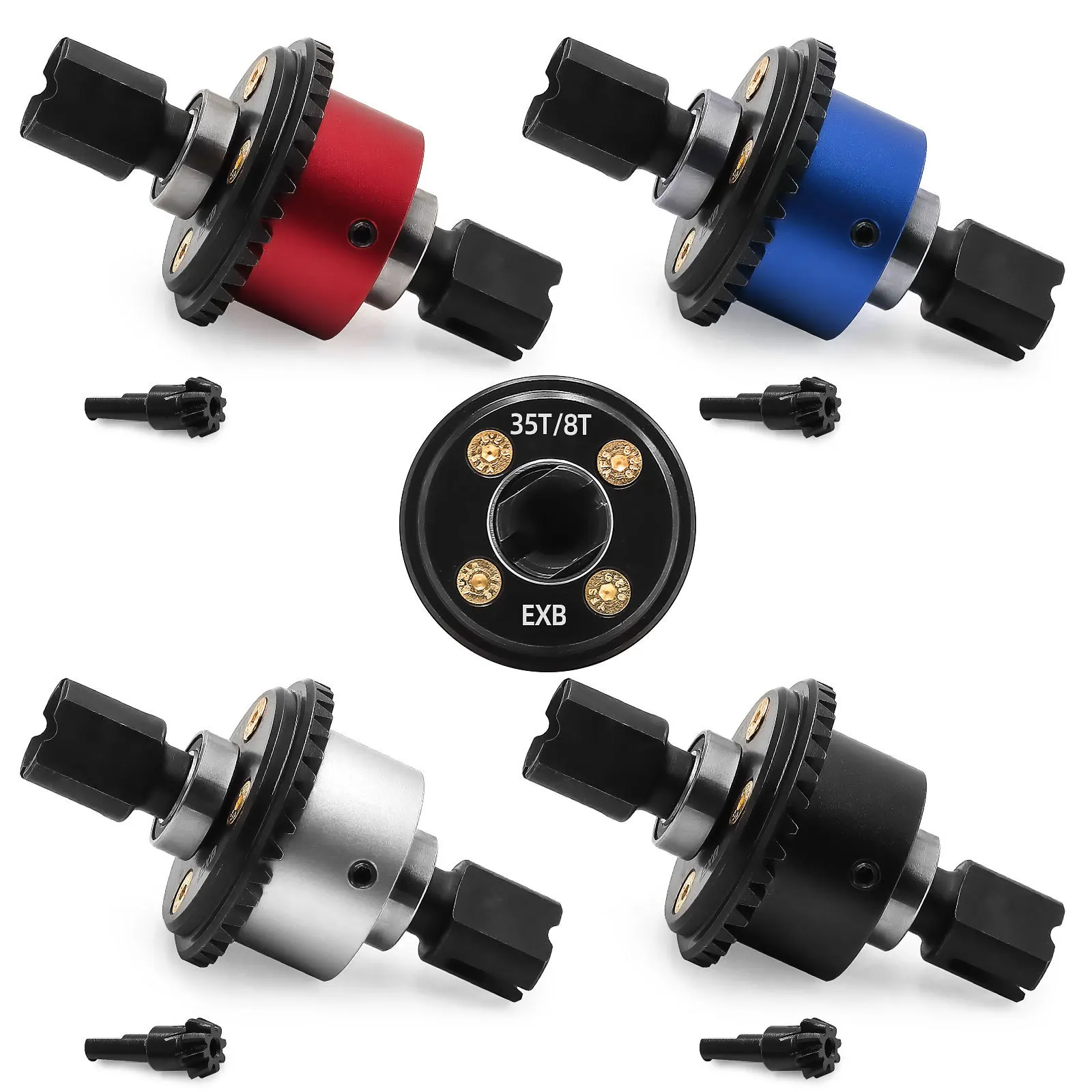 

1/8 KRATON, 1/7 BIGROCK EXB ARA310990 Front & Rear 35+8T Differential Assembly W268