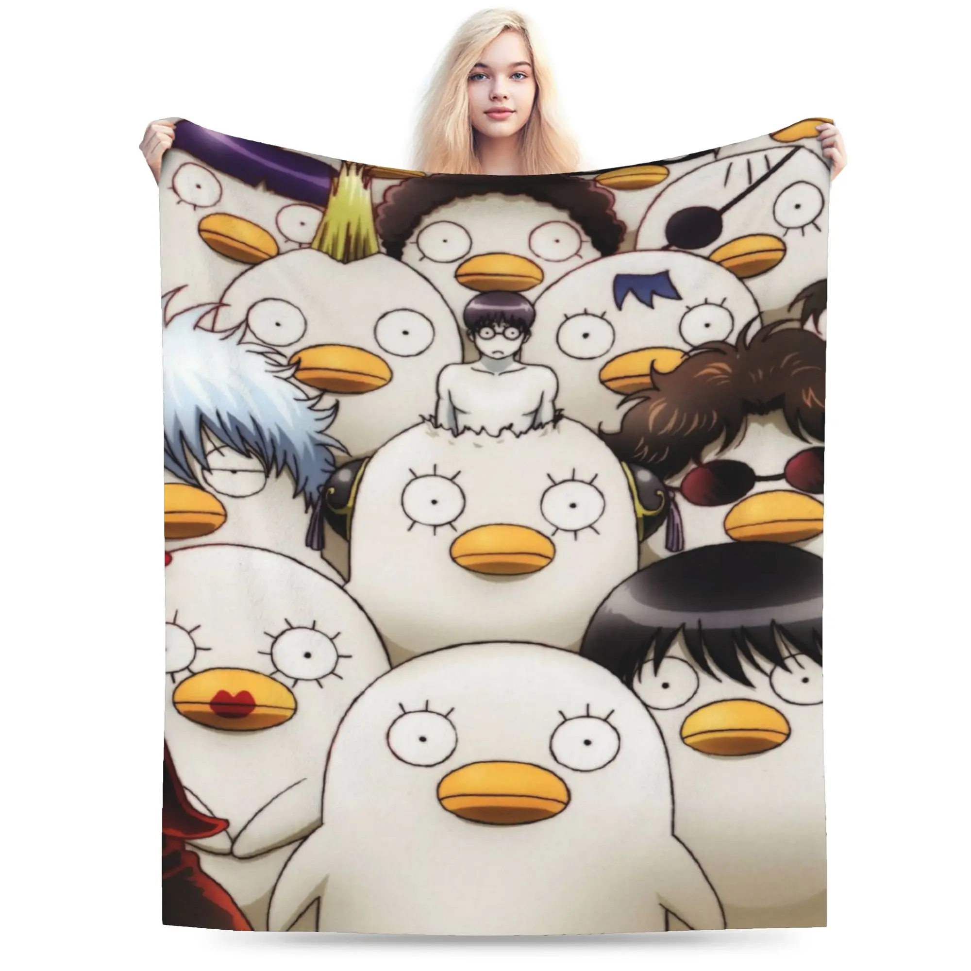 Elizabeth Gintama Tapestry anime Blanket Soft Flannel Comfortable Present  Throw Blanket Quilt