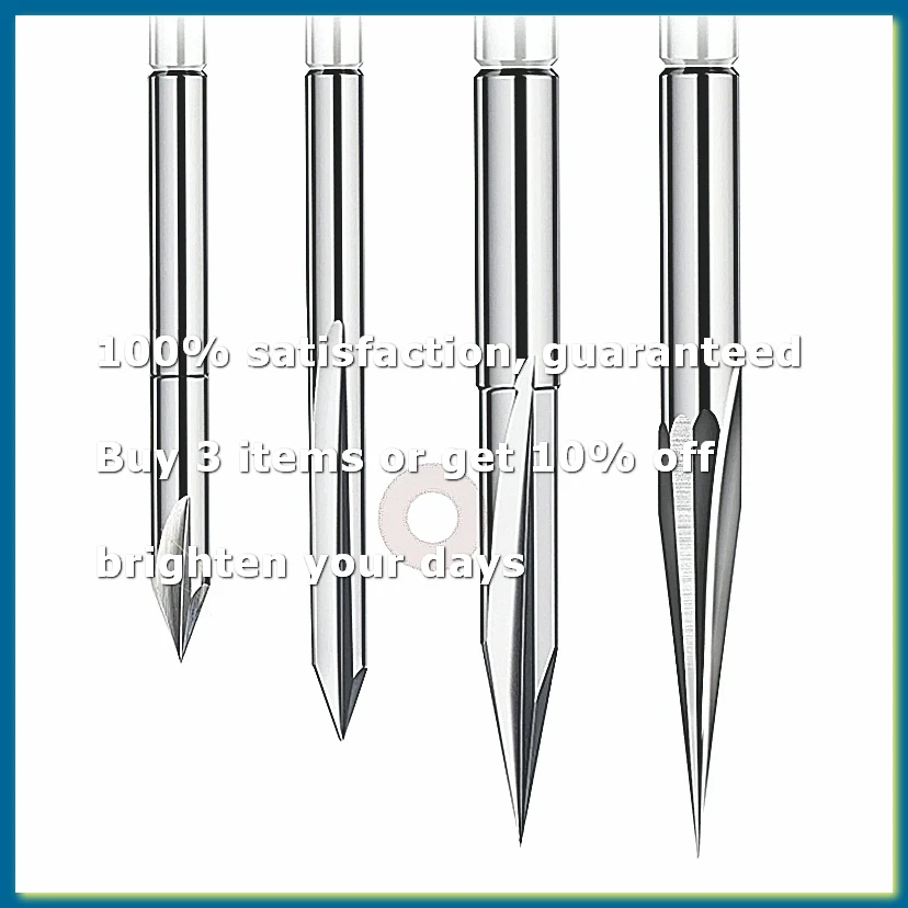 CNC Router Bits Set 1/4 and 1/8 Shank, Profile Bit, Steel - 4PCS