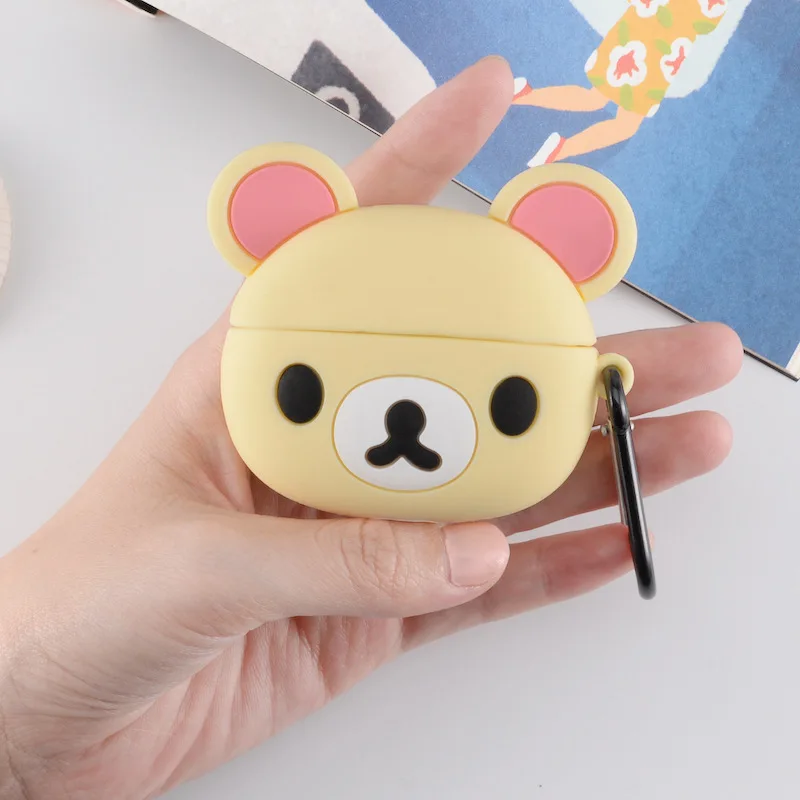 Rilakkuma Suitable for AirPods Pro Protective Case Cartoon 3rd Generation Apple 2nd Generation Wireless Bluetooth Headphone Case