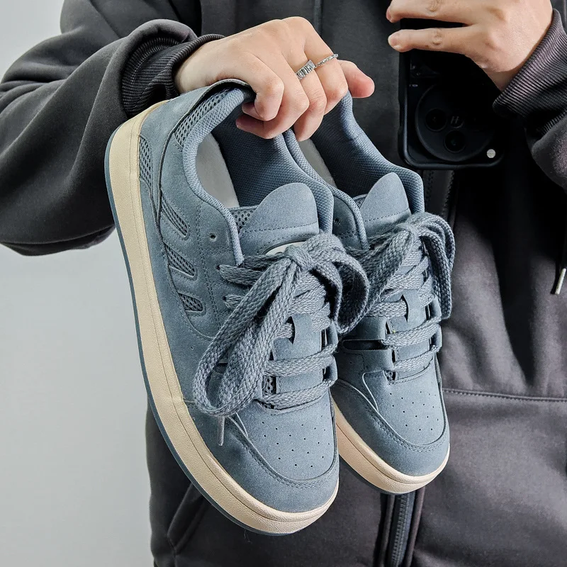 

VASIBAEN Trendy Men's Canvas Shoes 2025 Spring New Style Versatile Low Top Sneakers for Teenagers And Young Adults