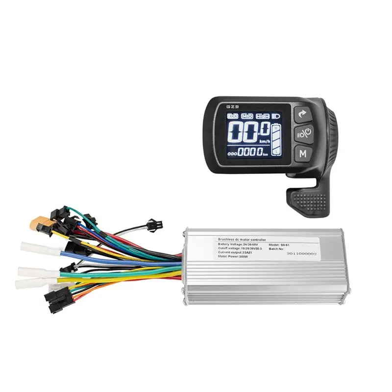 

A74K-GZ3 Display With Thumb Display Ebike Scooter Controller For Motor 24V-48V 500W E-Bike Parts Acessories