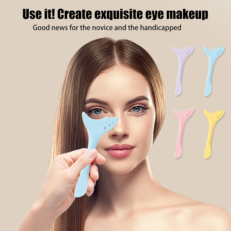 Multifunctional Eyeliner Applicators Guides Mascara Shield Reusable Eye Stencils Eyelash Eyeshadow Nevus Mask Applicators Makeup