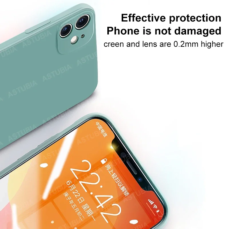 Siliconen Case Voor Iphone 11 12 13 14 15 Pro Max Mini Volledige Protector Case Voor Iphone Xs Max xr X 7 8 Plus Cover