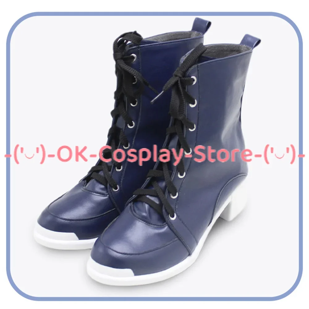 [Angepasst] Game Blue Archive Hakari Atsuko Cosplay Schuhe Anime Roleplay Prop Halloween Karneval Urlaub Party PU Leder Stiefel