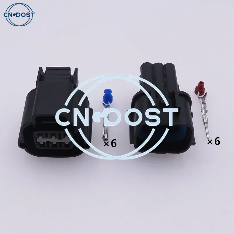 

1 Set 6 Pin Car Electrical Plug Automotive Connector PB535-06027 PB521-06020 AC Assembly For Idle Motor