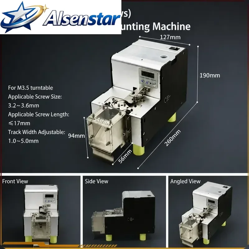 FA-590B Rotary Screw Counter High Capacity Disc Screw Counting Machine Rotary Counter Industrial Automatic Parts Counter Tool
