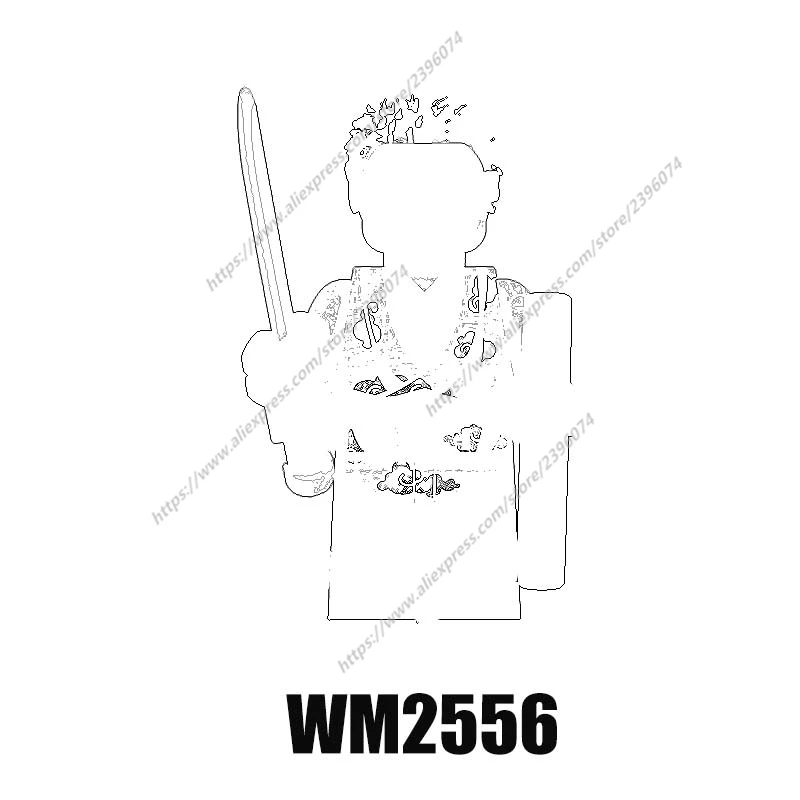 어린이 싱글 만화 피규어 빌딩 블록 액세서리, WM6162, WM2549, WM2550, WM2551, WM2552, WM2553, WM2554, WM2555, WM2556