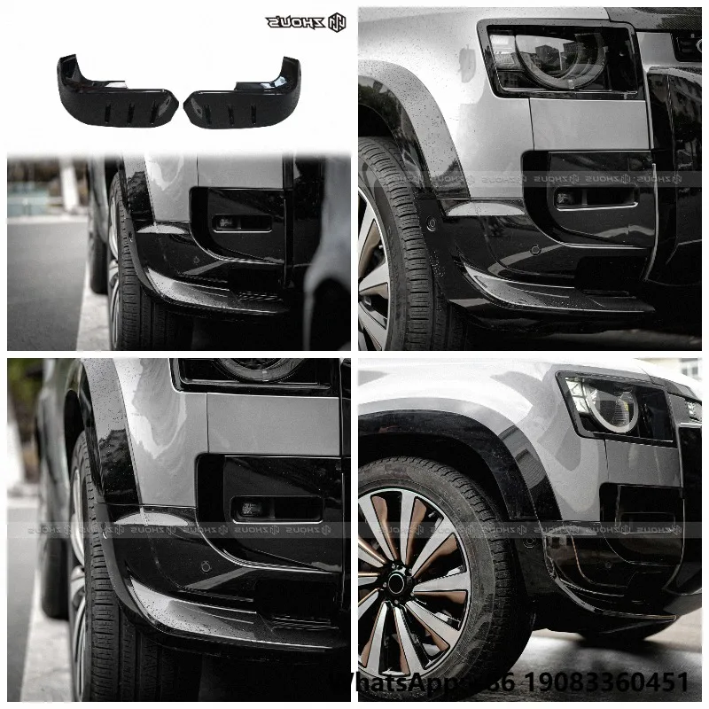 Auto Tuning Body Kit Abs Retrofitting Bumper Front Lip Spoiler for Land Rover Defender 2020