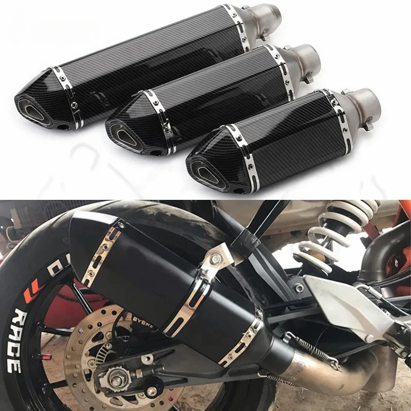 오토바이 배기 파이프 개조 머플러 파이프, 51mm 범용 액세서리, Akrapovic XJ6 MT07 09 03 용 모토 DB 킬러