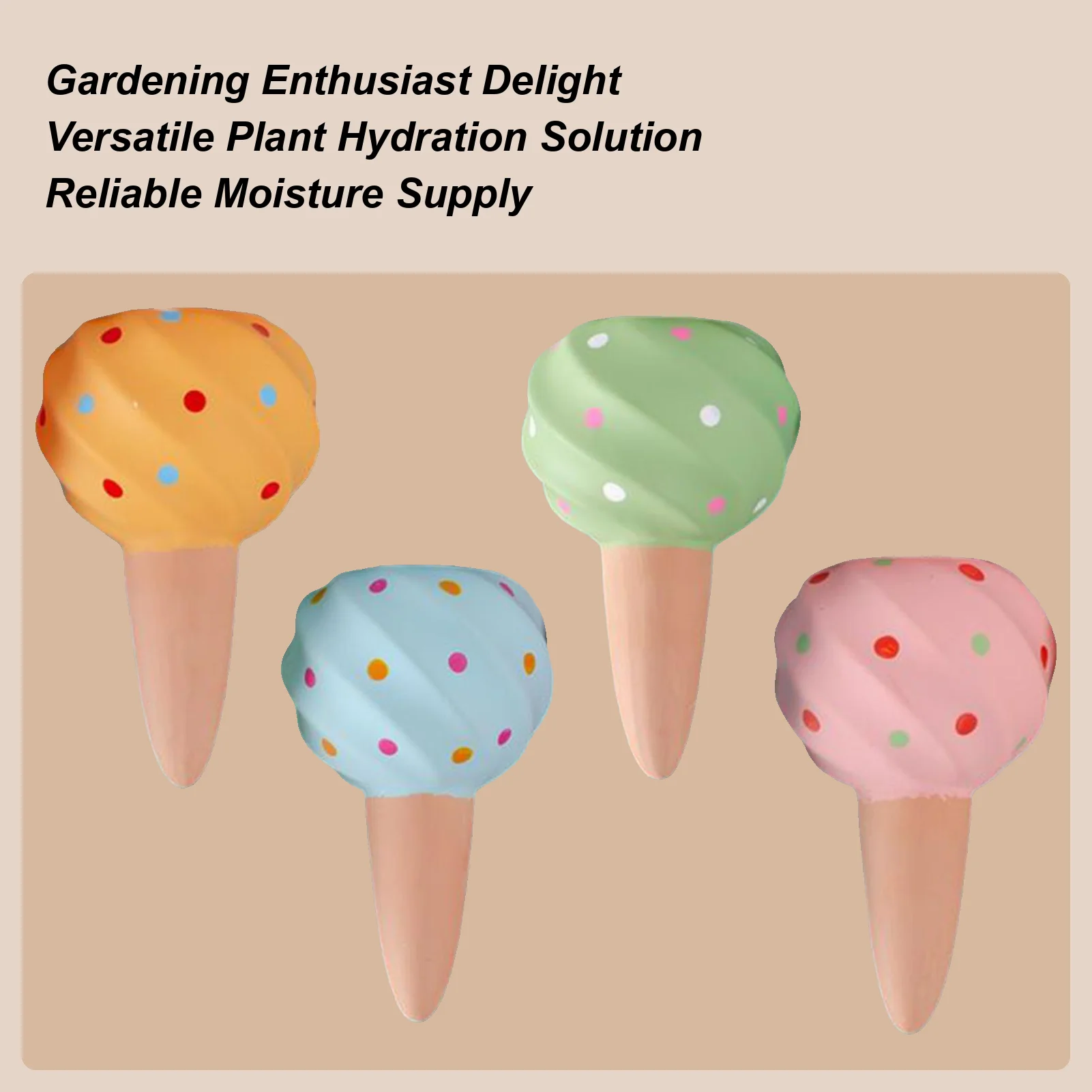 

Watering Spikes Water Spikes Plant Watering Devices 4 Pieces Automatic Irrigation System Clay Tool Kit Insert Waterer For Flower