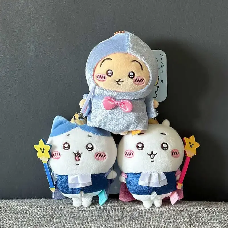 Cumpleaños limitado Chiikawa Hachiware muñeco de peluche Anime Kawaii Usagi Hada levadura llavero chica bolso colgante decoración regalo de vacaciones