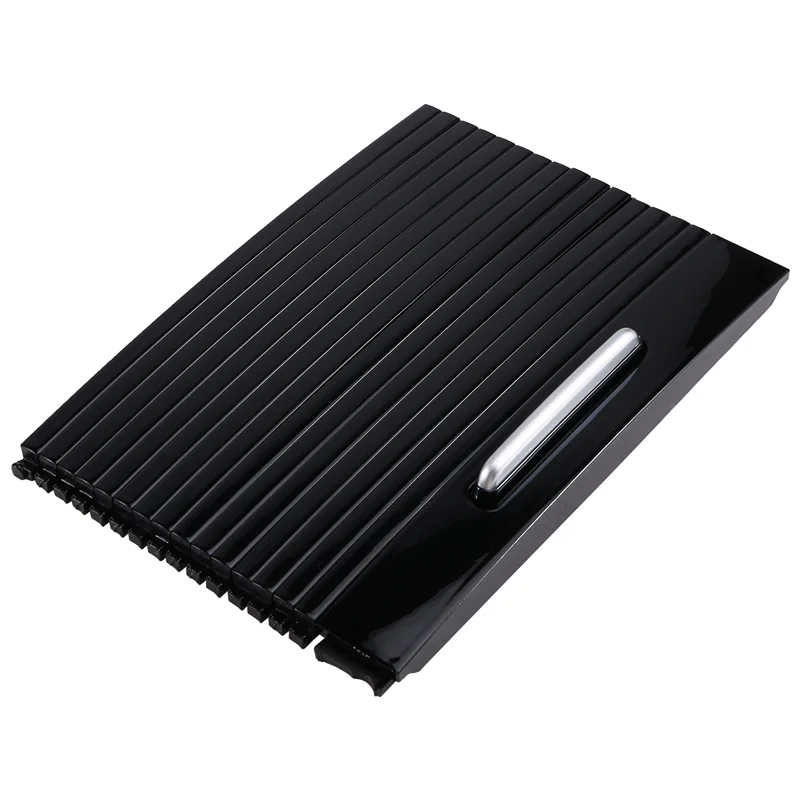 

AB16-Cups Holder Slide Roller Blind For Lincoln MKX 15-18 Armrest Box Roller Blind Water Cup Holder Roller Curtain Cup Holder Cu
