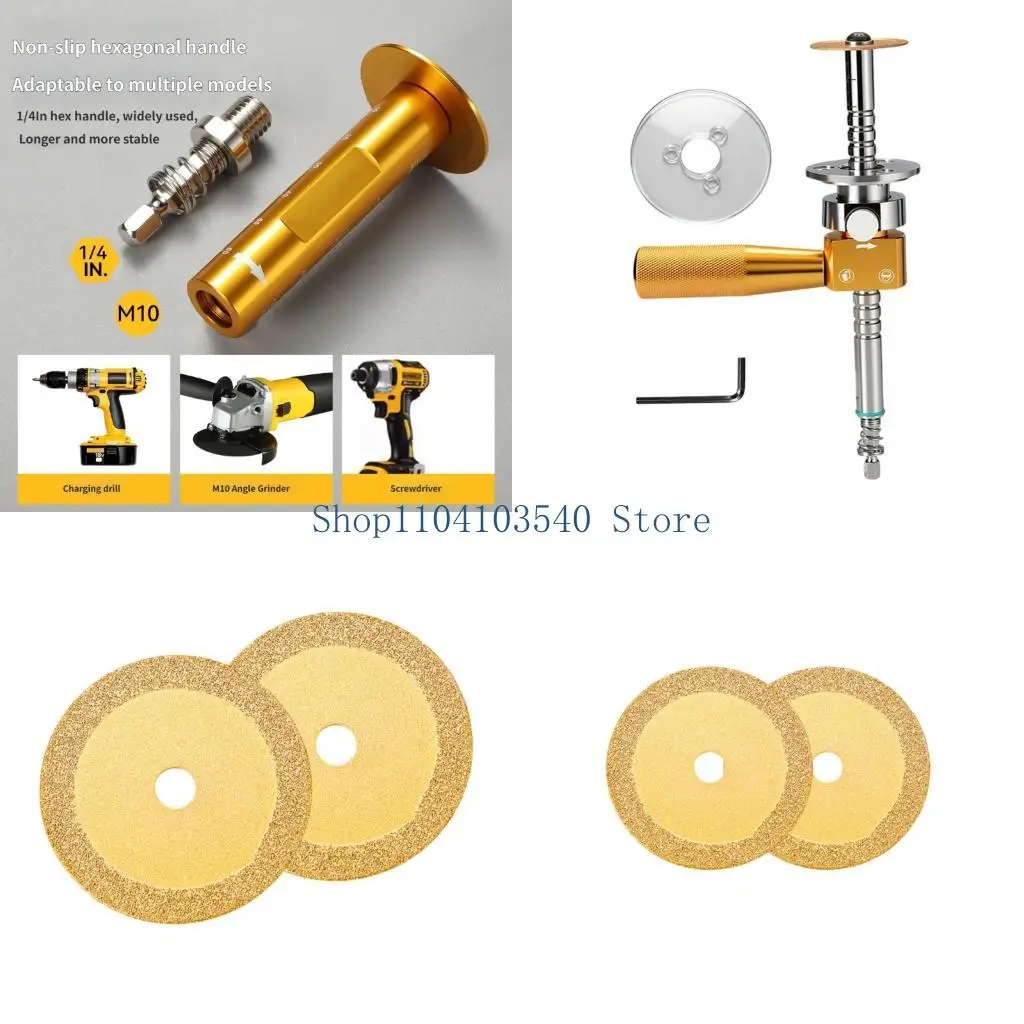 02DC Drainage Water Pipe Internal Cutting Tool Extension Rod Adjustable Depth PVC