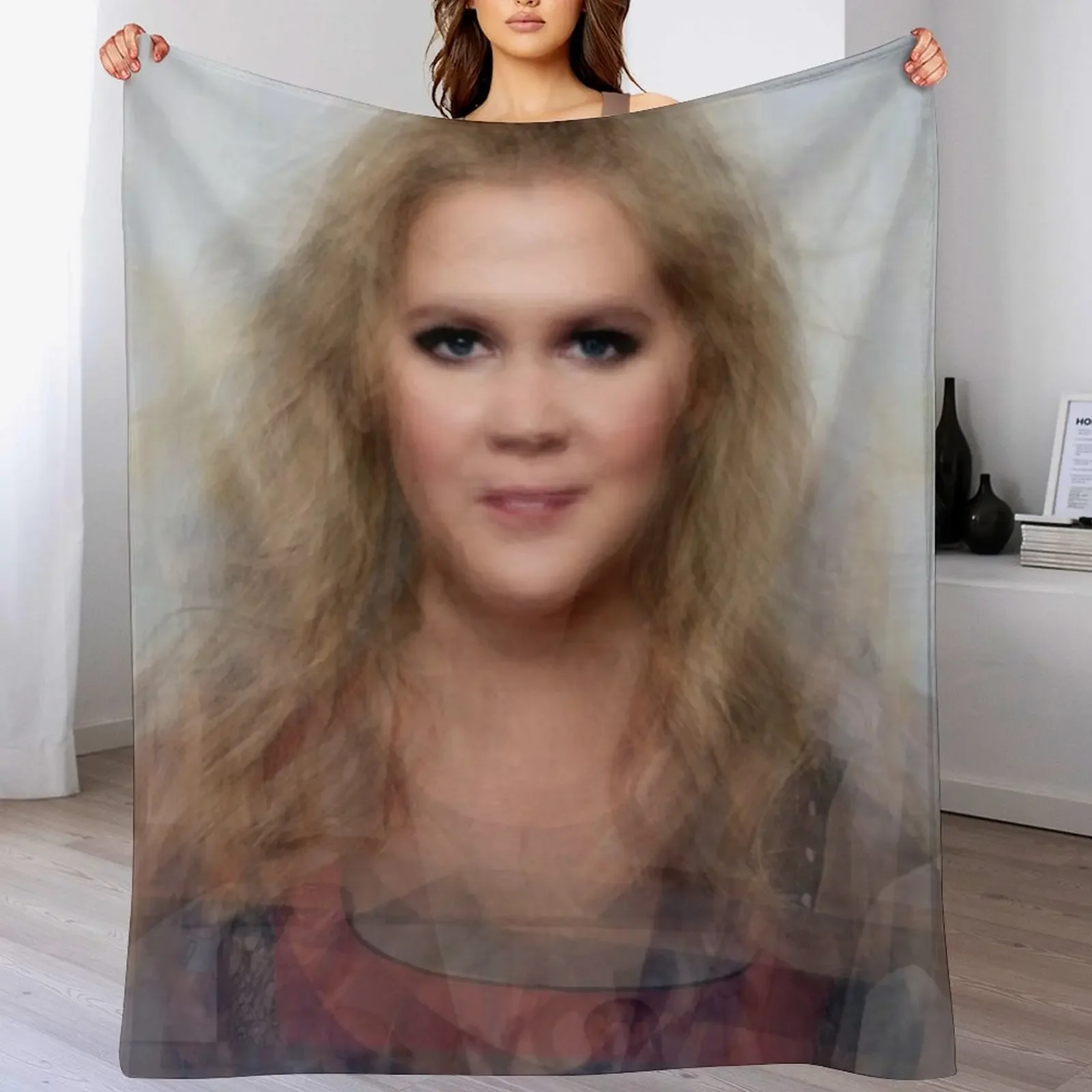 Amy Schumer Portrait Throw Blanket All Season Soft Lightweight Blanket for Home