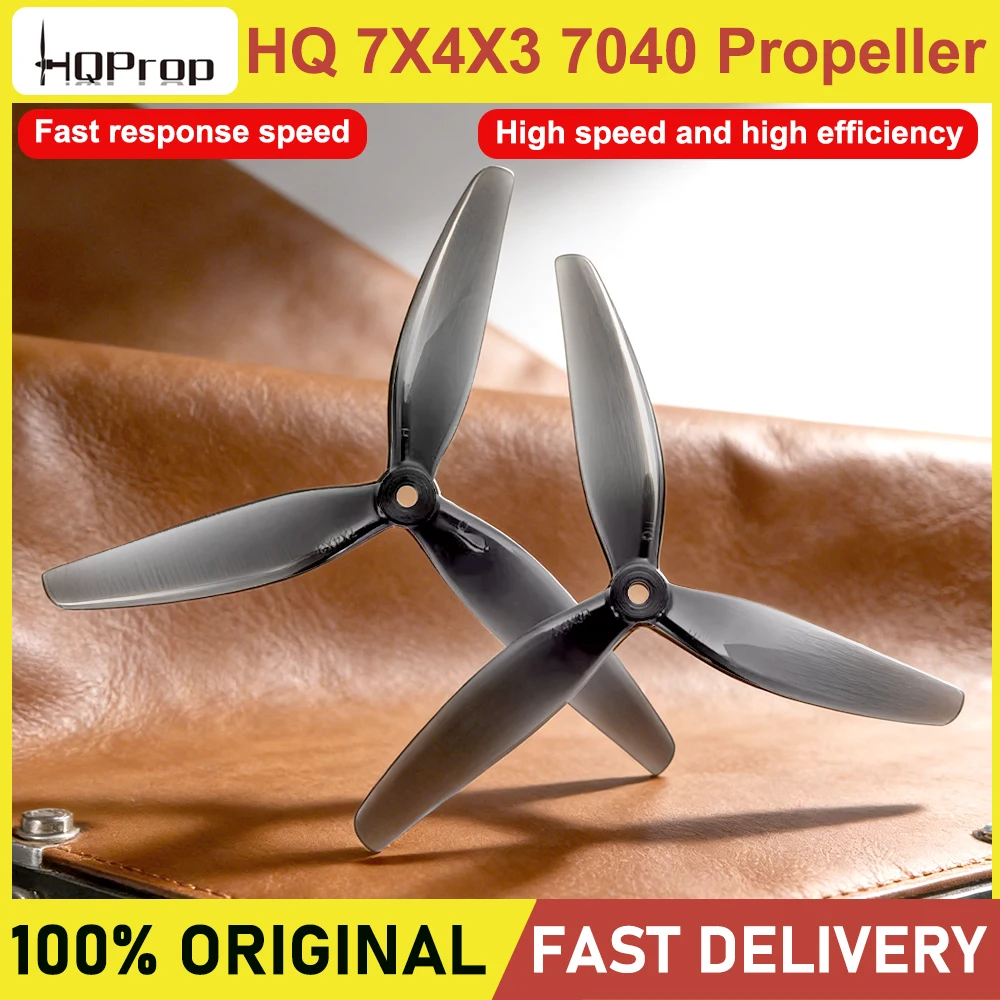 HQprop 7040 7x4x3 3-Blade CW CCW Propeller High Efficiency For 7 Inch FPV Long Range Quadcopter Drone Accessories