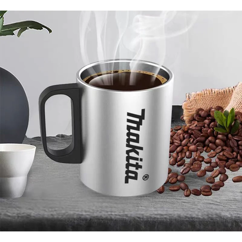 Makita KF00000020 Stainless Steel Coffee Cup 240ML Anti Scalding Thickening Heat Insulation Light Luxury Coffee Cup