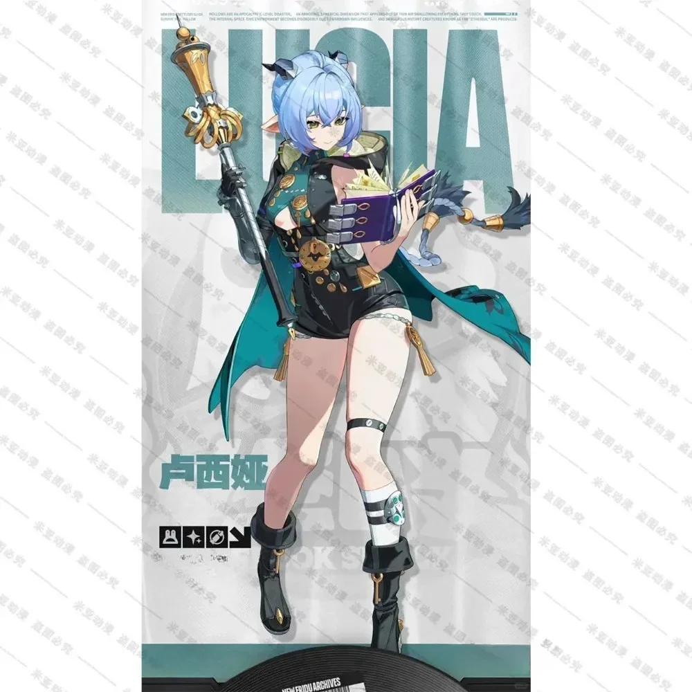 Anime Game Zenless Zone Zero Cartoon Character Cosplay Acrylic Stand Model Lucia Elowen Yidhari Standing Plaque Desktop Ornament