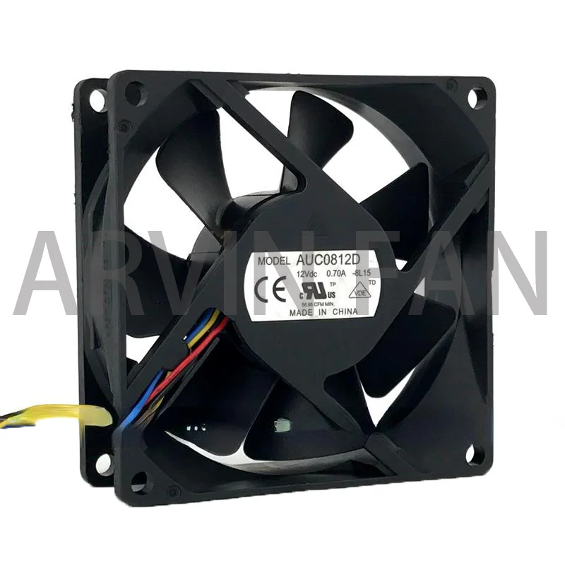 

Original AUC0812D 8cm 80mm 12V 0.7A 4-pin Pwm P/N TJ5T2-A00 Server Inverter Case Blower Cooler Cooling Fans