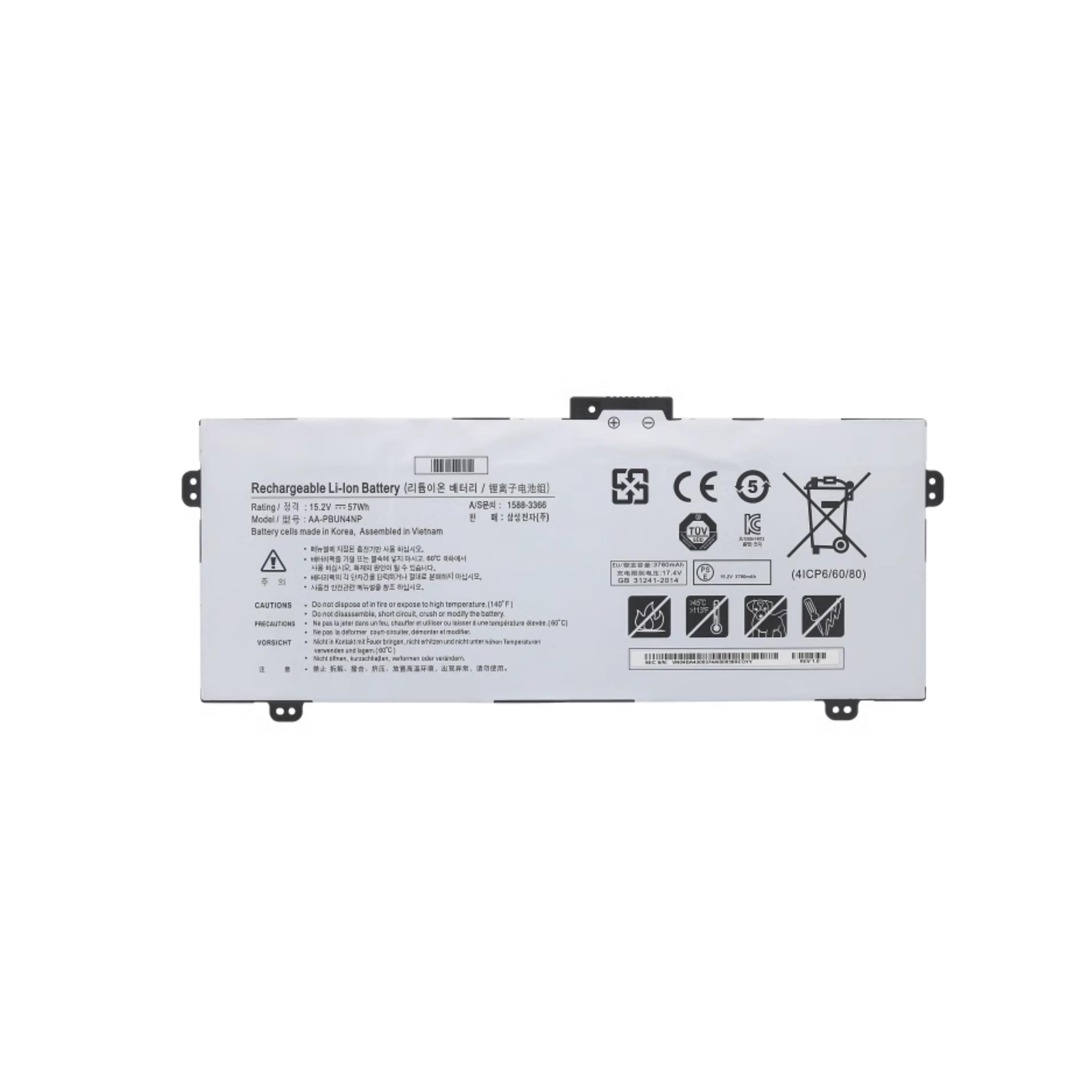 For AA-PBUN4NP NP940Z5J NP940Z5L