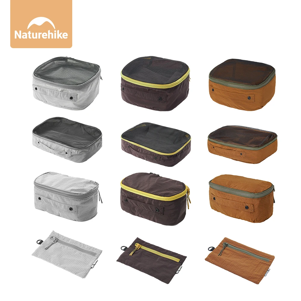 Naturehike Travel Storage Bag Foldable Packing Organizer Grey/Purple/Brown Large Capacity Luggage Clothing Underwear Storage Bag