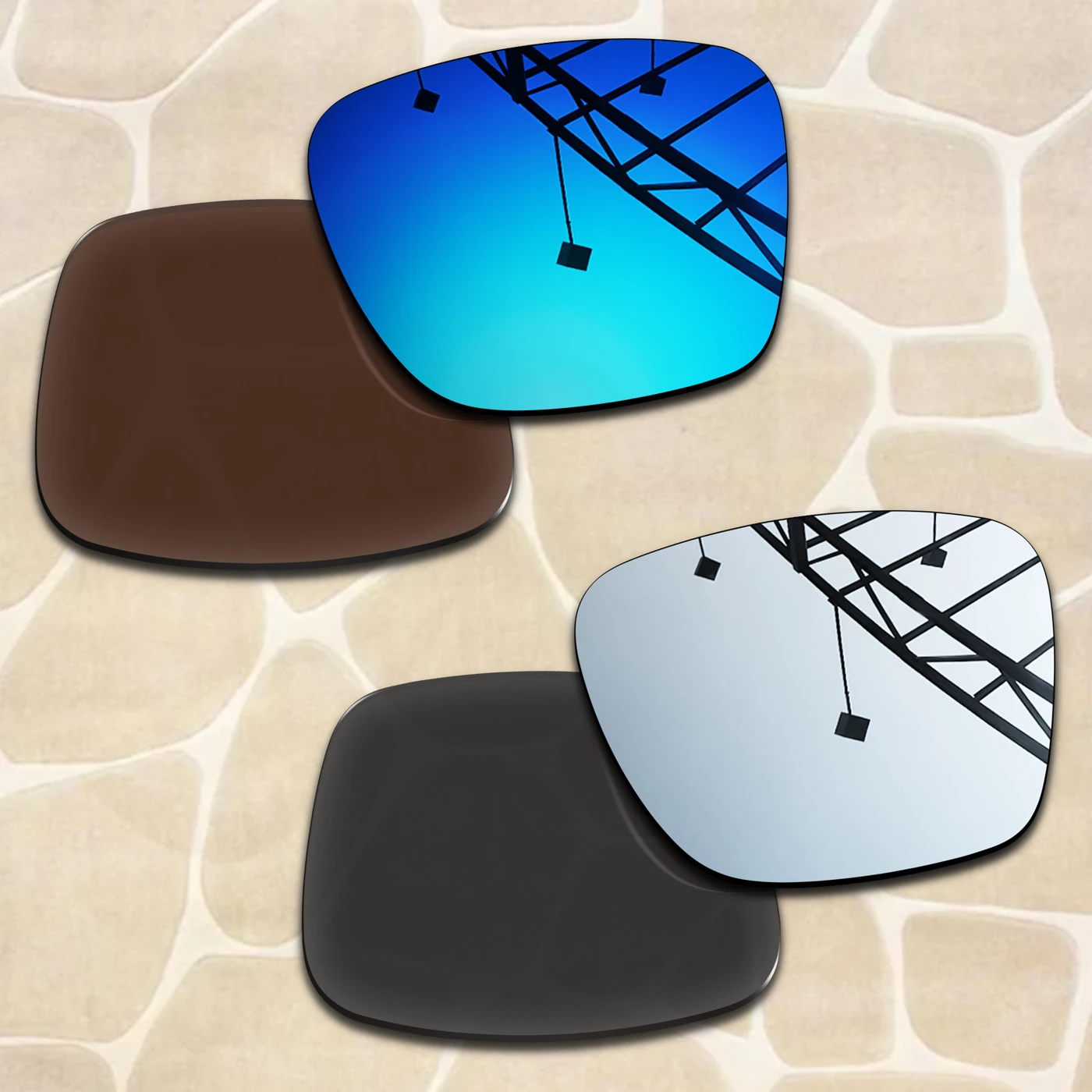 

1.5MM POLARIZED Replacement lenses for Oakley Sylas OO9448 57mm, Anti-Scratch & Impact Resistant