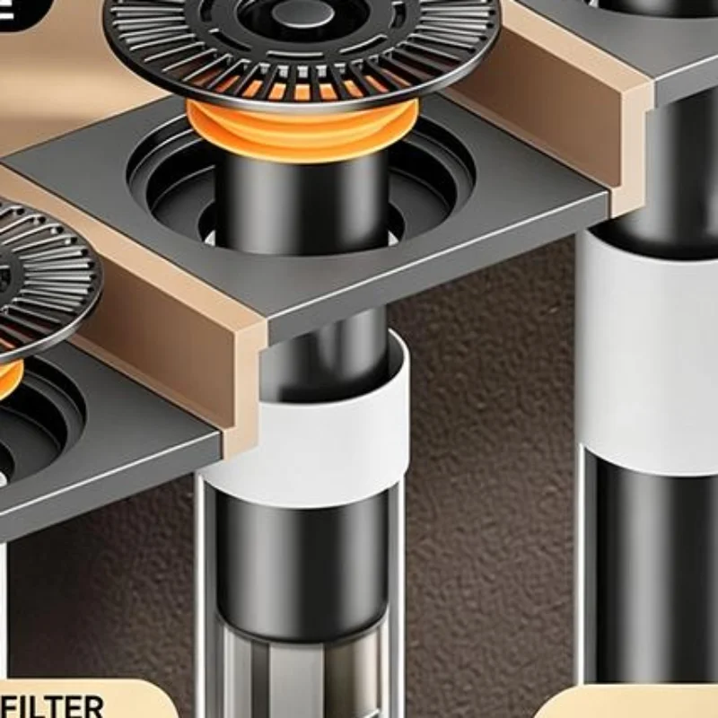 304 Stainless Steel Floor Drain Core Odor Proof Multiple Sizes For Bathroom Kitchen Broken Floor Drain Replacement