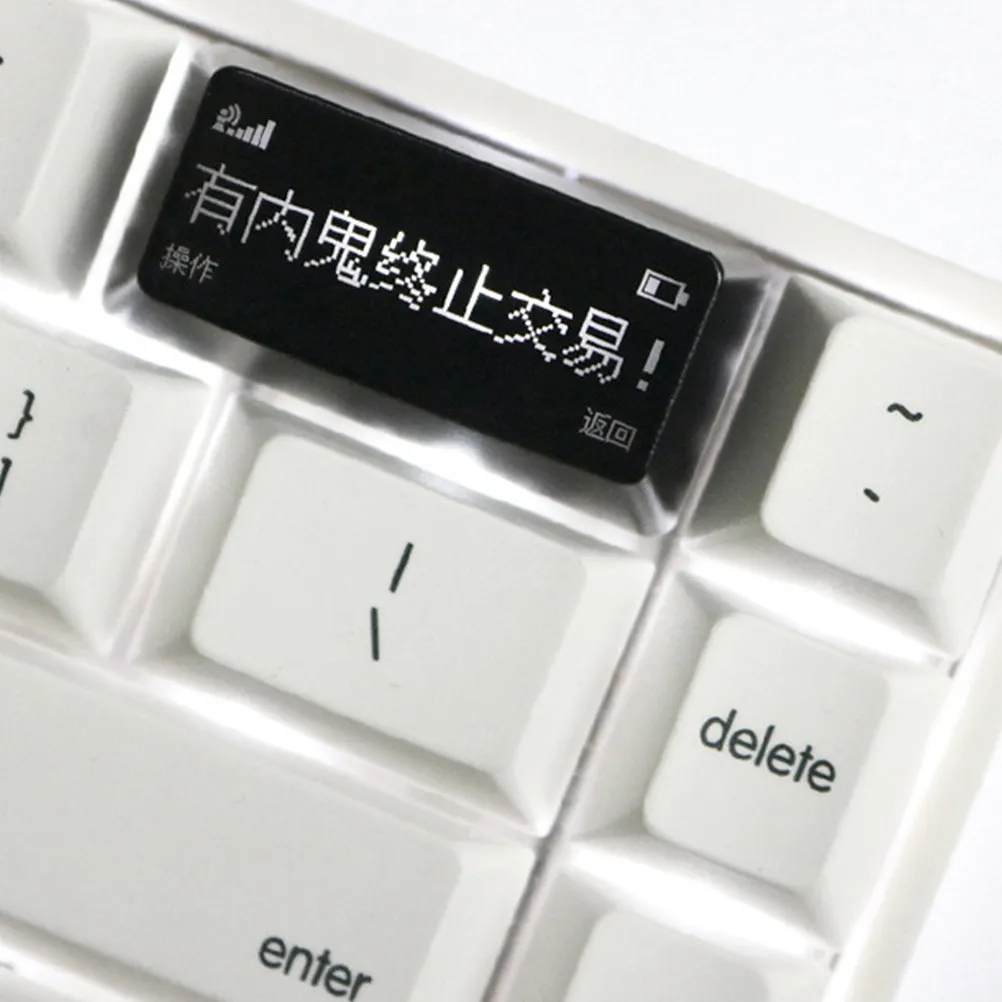 Backspace Key Mechanical Keyboard Keycap Replacement Shine Through ABS Material Original Height Comfortable Typing Computer