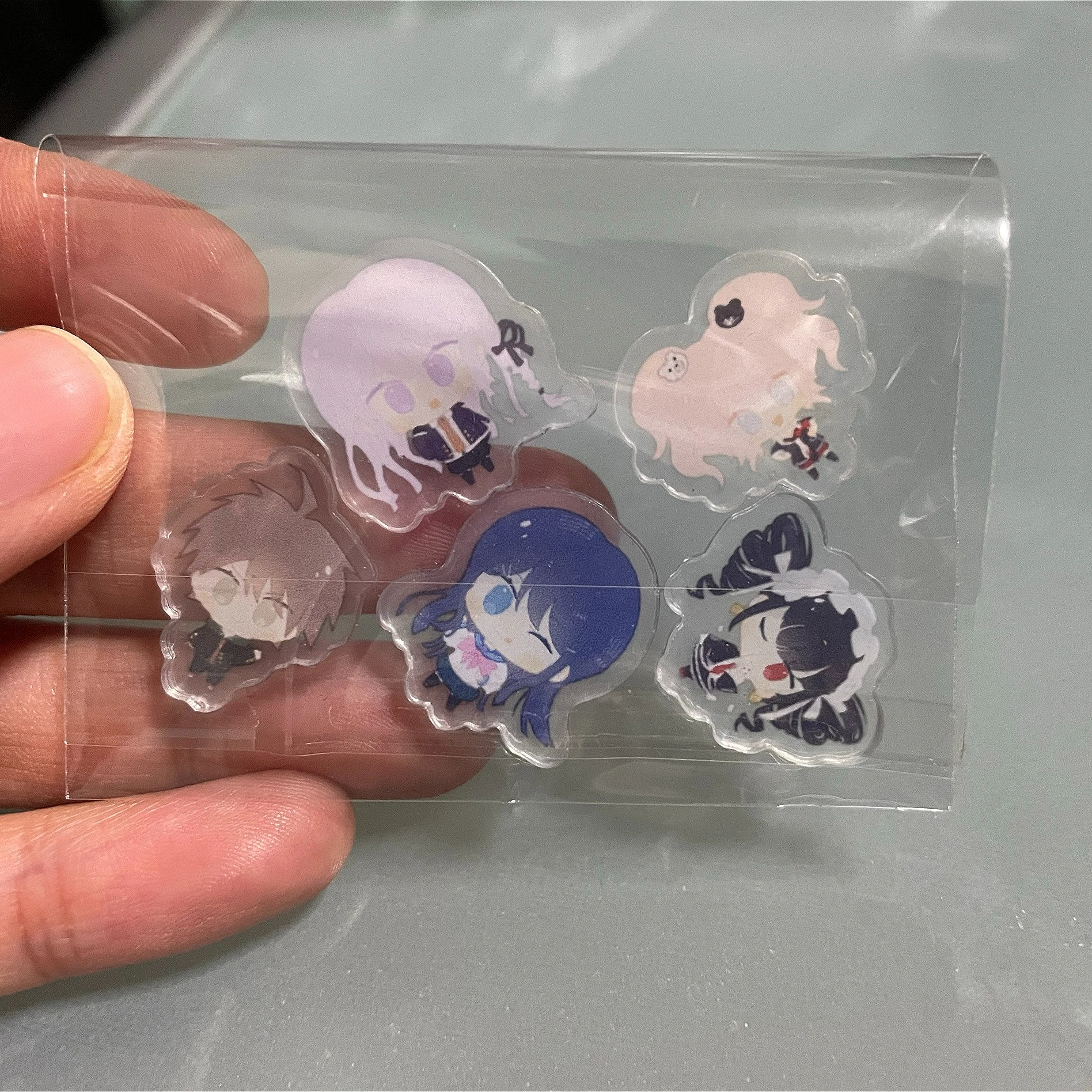 

Anime Danganronpa Mioda Ibuki Kirigiri Kyoko Nagito Komaeda Nanami ChiaKi Hinata Hajime Cosplay Sticker Paster Decals Fans Gift