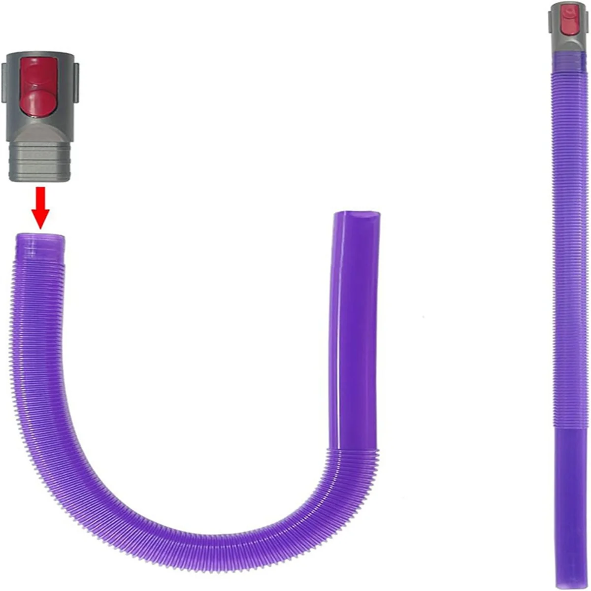 

Dryer Vent Cleaner Kit and Crevice Tool for V7 V10 V11 V12 V15 Vacuum Attachment Hose+Crevice Tool+Trigger Lock