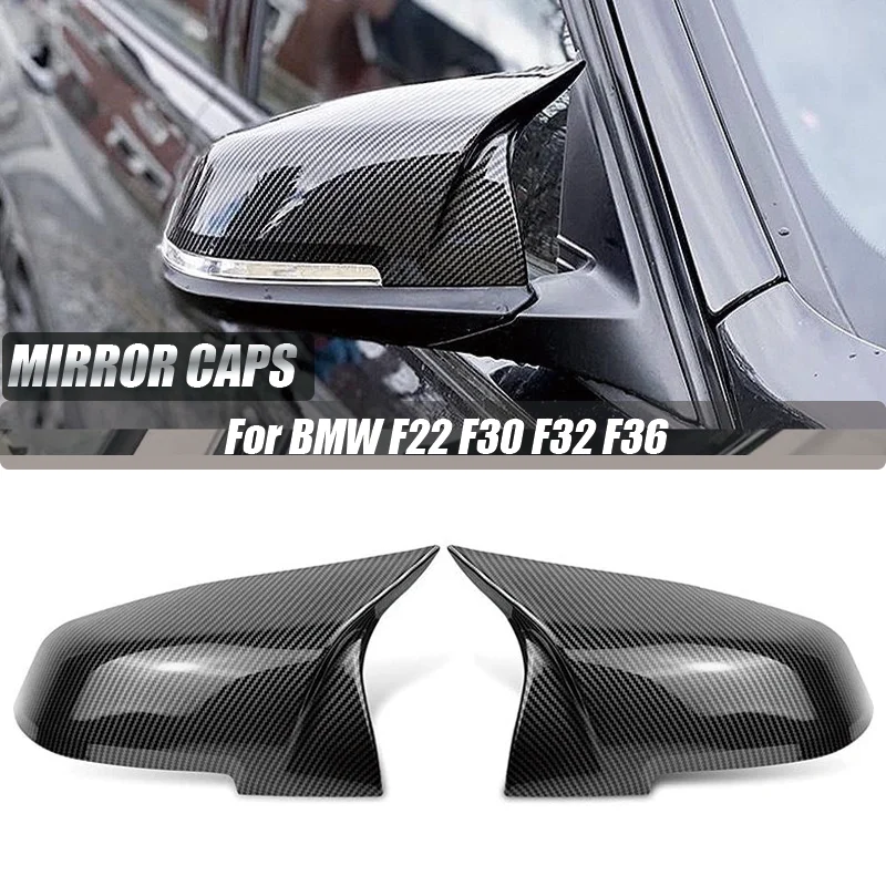 Side Mirror Cover For BMW 1 2 3 4 Series F30 F31 F34 F32 F33 F36 F22 F23 F20 F87 Replacement Rearview Mirror Housing Horn Style