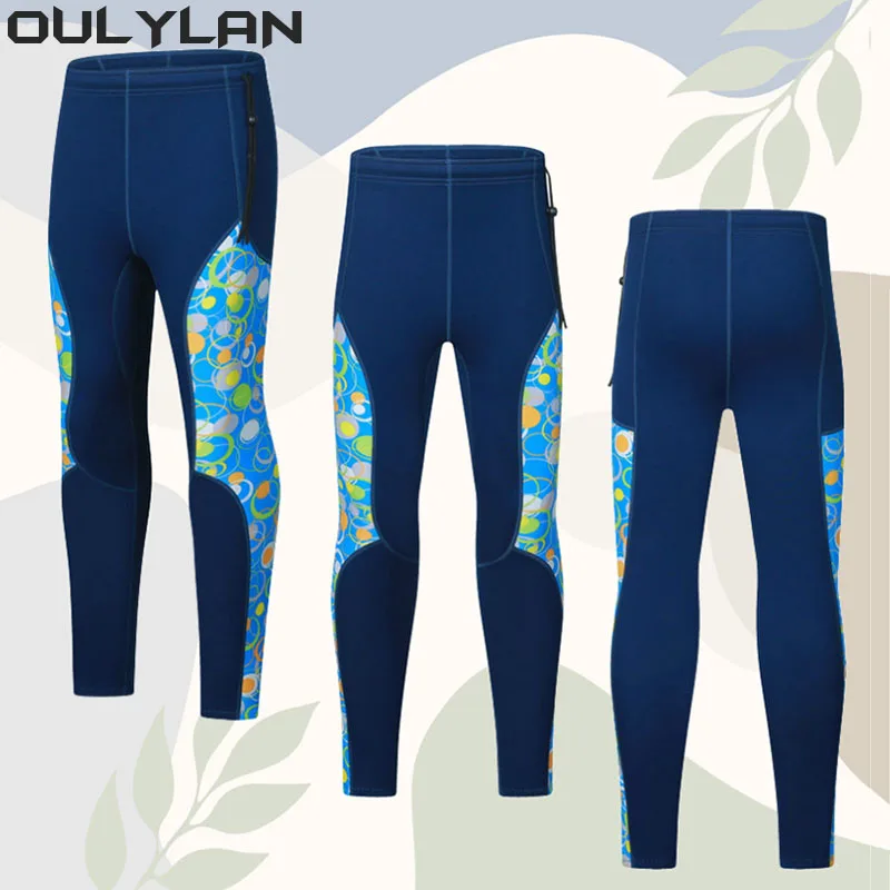 

Oulylan Neoprene Underwater Kitesurf Surf Surfing Spearfishing Jacket Pants Clothes wet suit 3MM Men Women Diving Suit Wetsuit