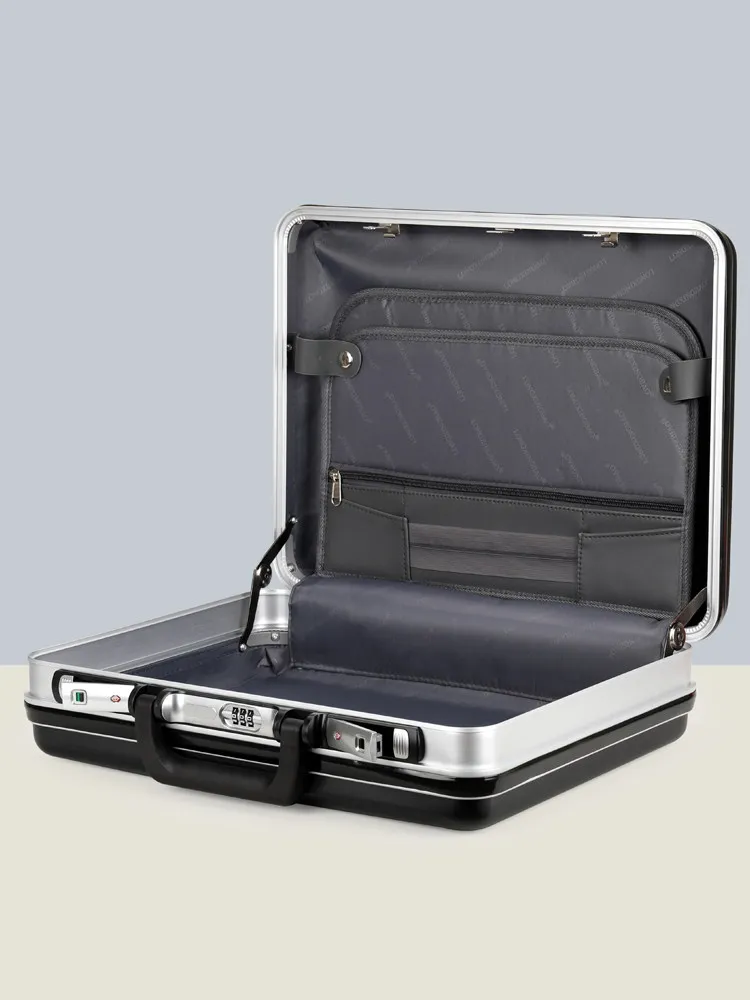 AOLIVIYA Portable Aluminum Alloy Password Lock Box For Cash Documents Business Safe Storage Specialty Tools