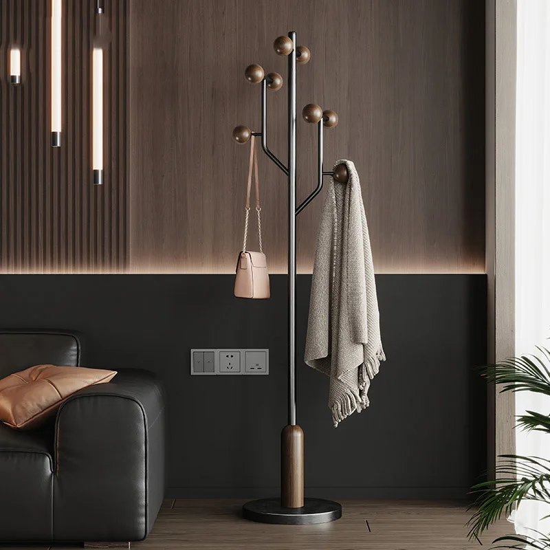 

Luxury Standing Coat Racks Clothes Space Saving Organizer Minimalist Coat Racks Bedroom Bag Hanger Perchero Trendy Furniture