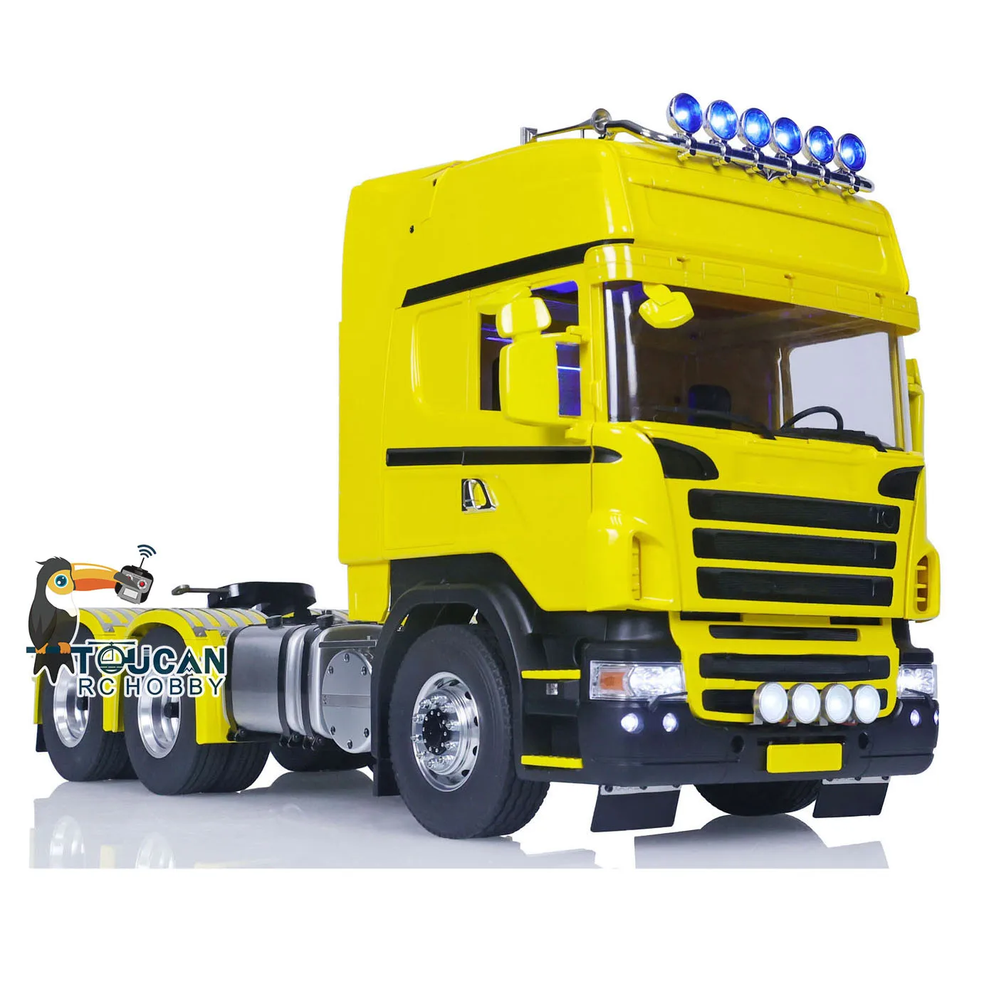

1/14 LESU RC Tractor Truck 6x6 Metal Chassis TOUCAN RC HOBBY Remote Control Truck Sound Light System Servo Model RC Toys