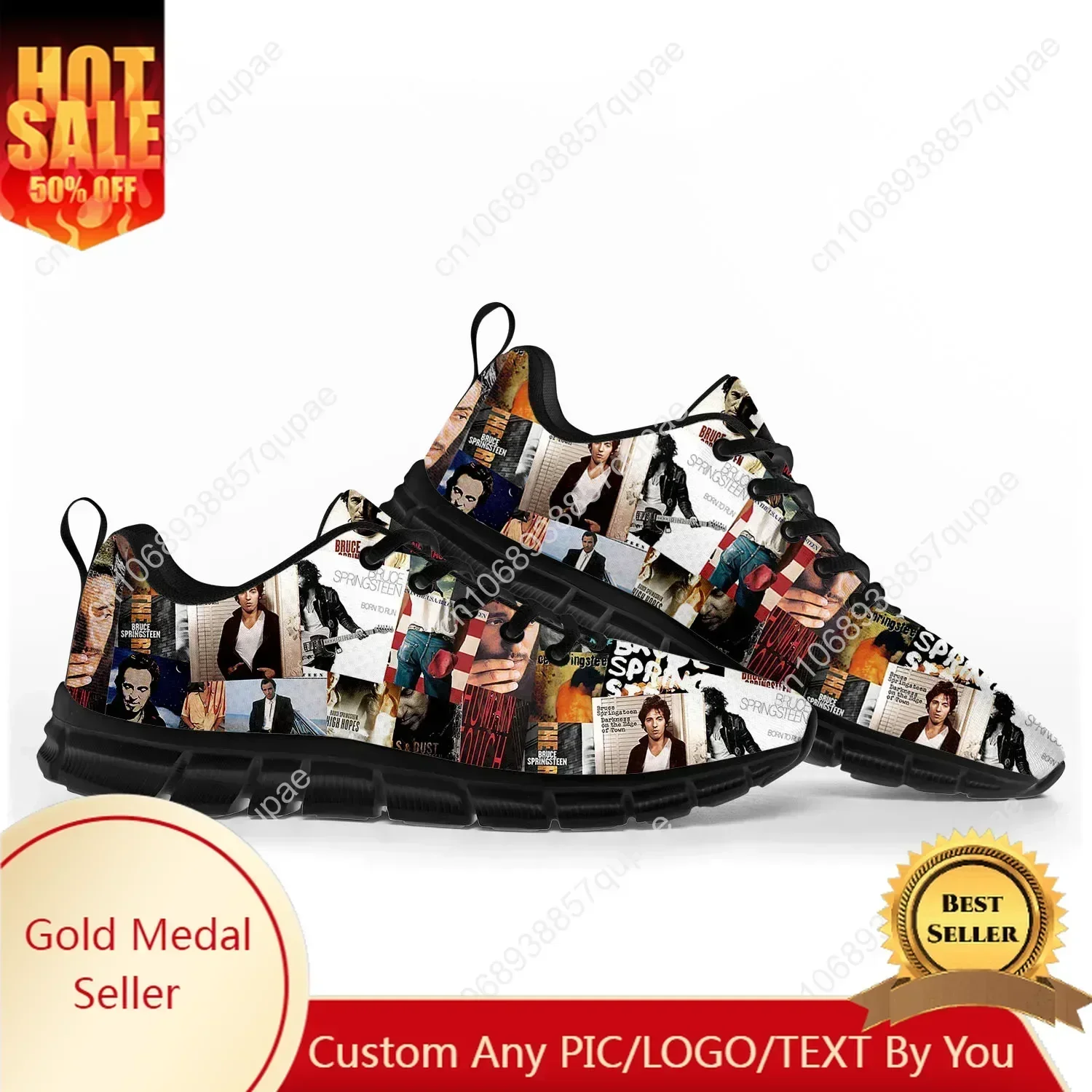 

Born To Run Sports Shoes Mens Womens Teenager Bruce Springsteen Sneakers Casual High Quality Couple Shoes