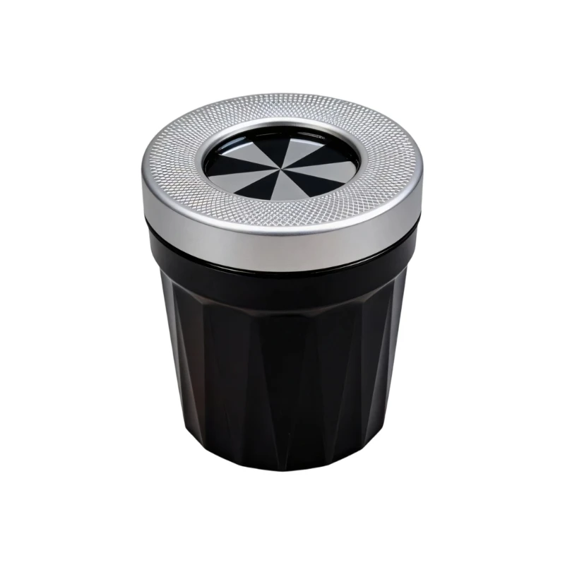 Compact Ashtray Car Ashes Container With Covered Top for Travel Use Daily