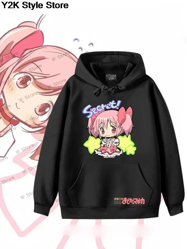 Anime Magical Girl  Hoodie Madoka Kaname Cosplay Hoodie sweatshirts y2k clothes New Man Women hoodie Harajuku Boy girl hoodie