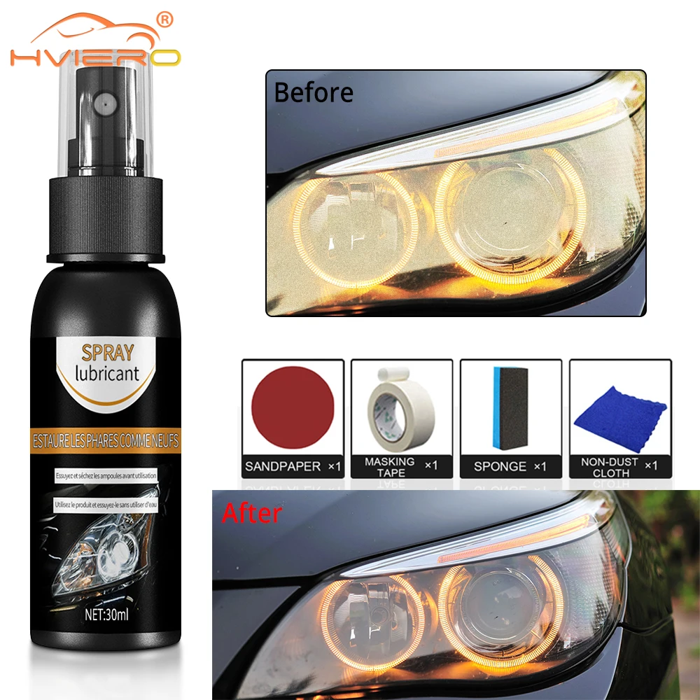 

Auto Accessorie Cleaner Car Headlight Polishing Agent Scratch Remover Repair Fluid Maintenance Renewal Polish Clean Liquid Kit