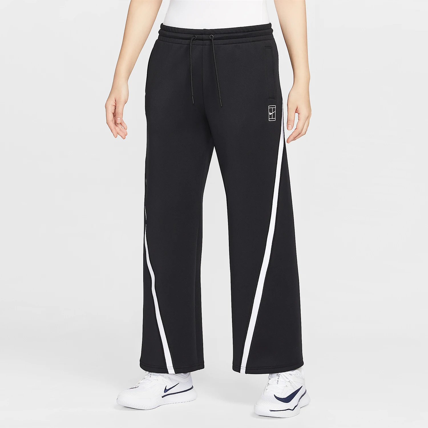 

Оригинальные женские прямые теннисные брюки Nike Advantage Dri FIT IB0783-010