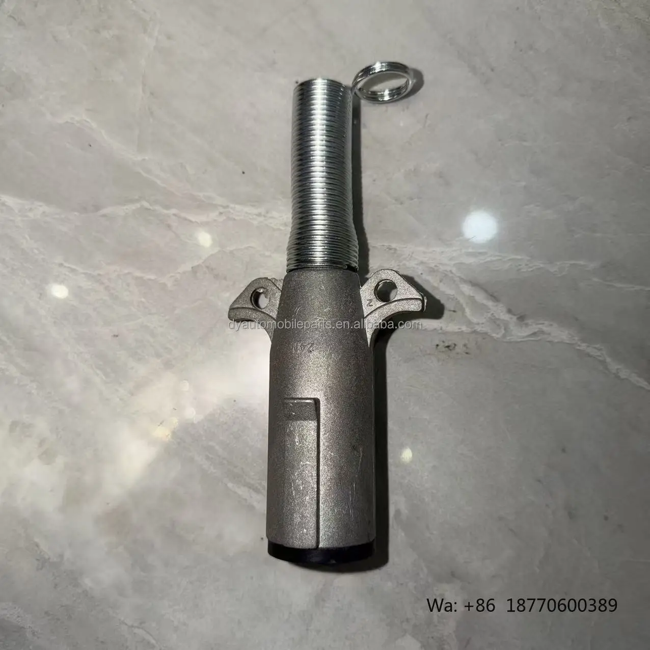 Hot Selling Heavy Duty New 24V 7 Pin Truck Parts 7 Way N Style PVC Trailer Connector Plug with Spring Tail