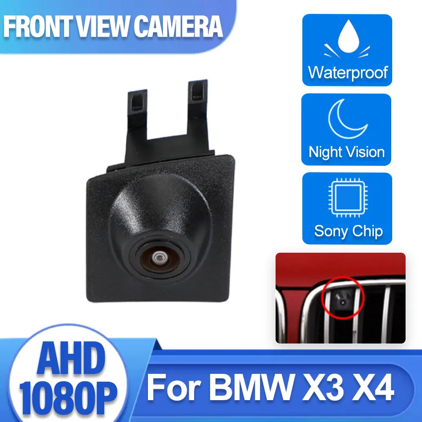 

Car Front View Grille Camera Wide-angle Wide-angle CCD HD Driving Safety Fisheye Night Vision Waterproof For BMW X3 X4 2015 2016