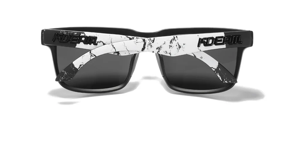 Neue KDEAM Marke Kurze Design Männer Platz Polarisierte Sonnenbrille Hochwertige Fahren Sonnenbrille Mode Frauen Shades UV400 Brillen – Detail 32