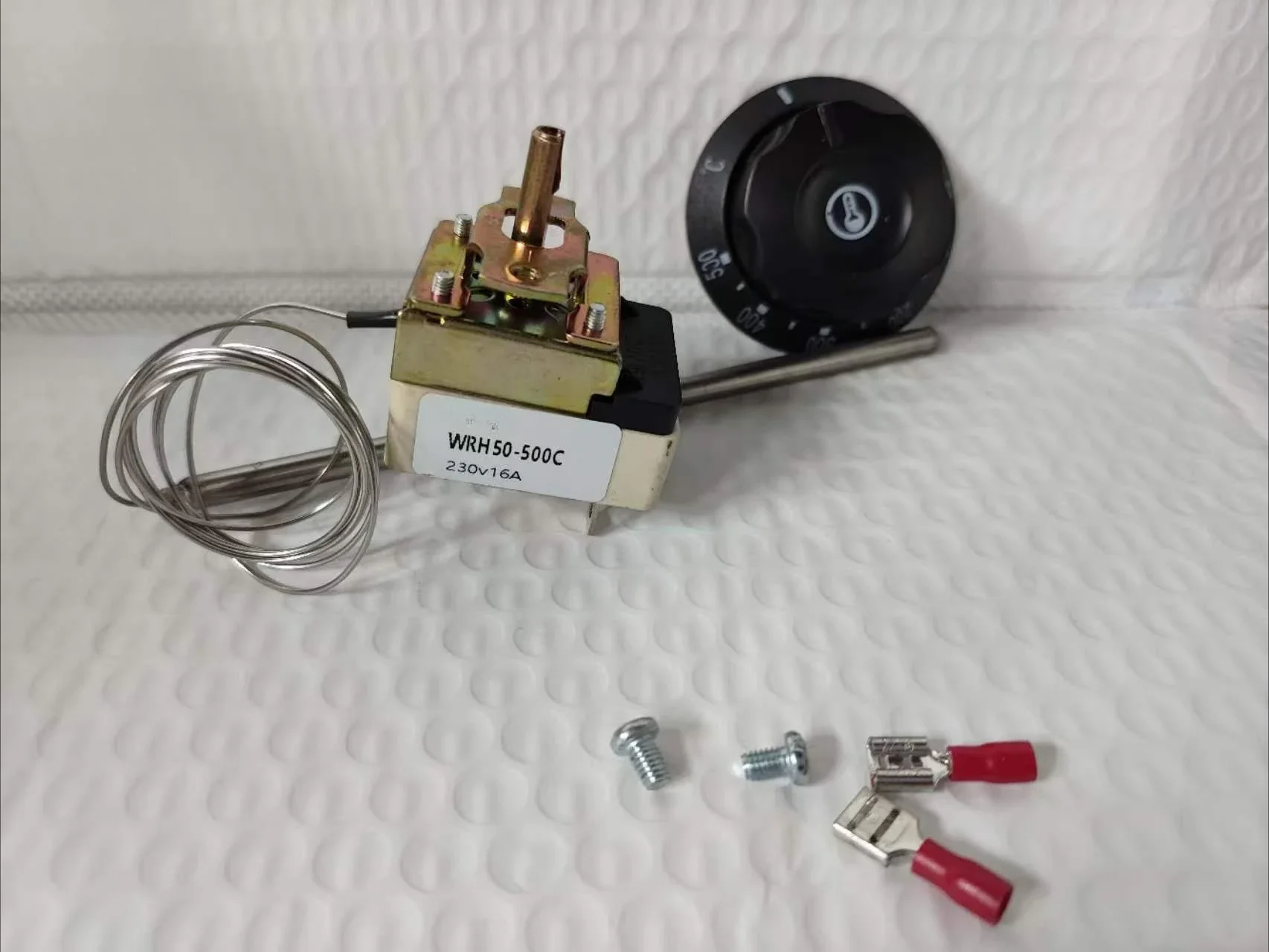 Jmz-New Pizza Oven Thermostat Thermostat Switch Knob Temperature Control High Temperature 500 Degree Electric Oven