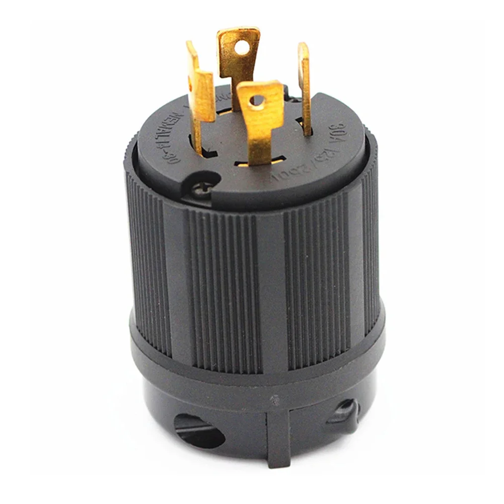 30Amp Lock Adapter For NEMA L14-30P Generator Plug Grade Locking Male AC125V/250V Industrial Plug Electrical Plugs Accessories