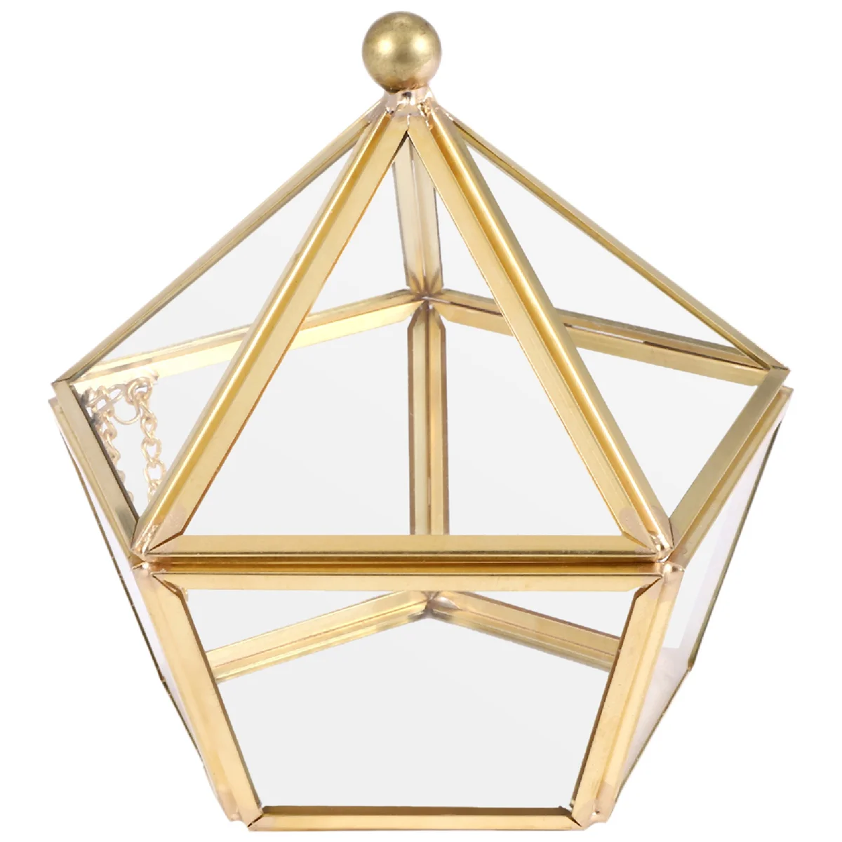 

Buy Now Glass Ring Box Wedding Jewelry Case Immortal Flower Glass Cover Creative Home Decoration