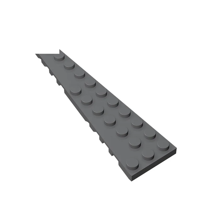 MOC 10PCS 47398 Wedge 12x3 Right Building Blocks Plate Board Brick Particle Puzzle Educational DIY Toys Children Birthday Gifts