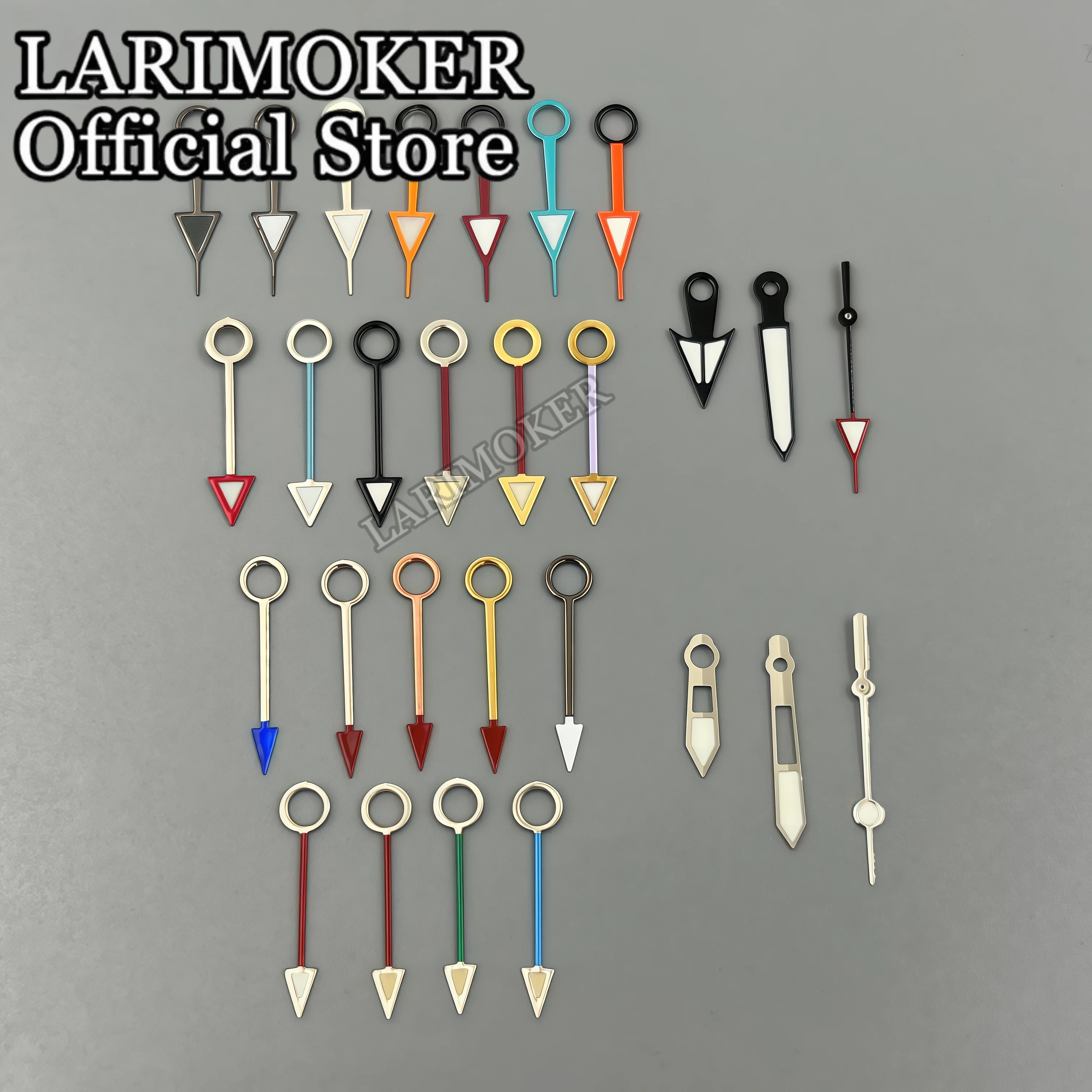 

Стрелки для часов LARIMOKER NH34 17.4x13.9x9.3x14.3 GMT, подходят для автоматического механизма NH34, зеленые светящиеся стрелки GMT, аксессуары для часов