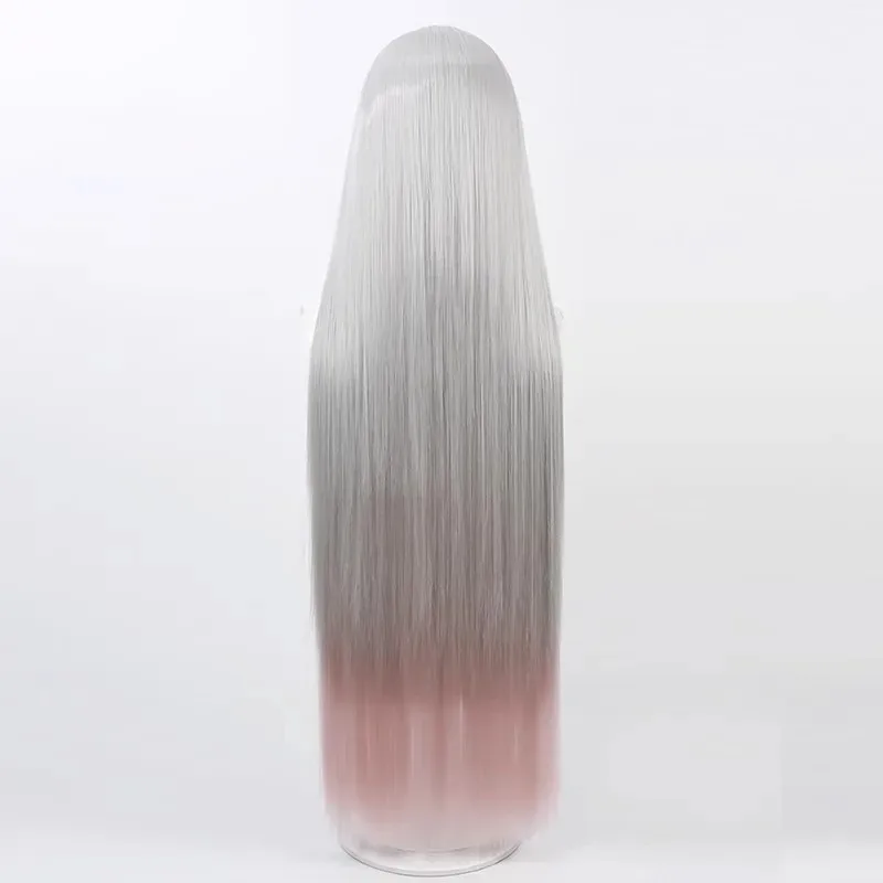 DY20최신 ReadyStock-Hazbin 코스프레 호텔 Vaggie 코스프레 Vaggie 가발 Vaggie 화이트 가발 여성 남성 할로윈 카니발 코스프레 Wig25